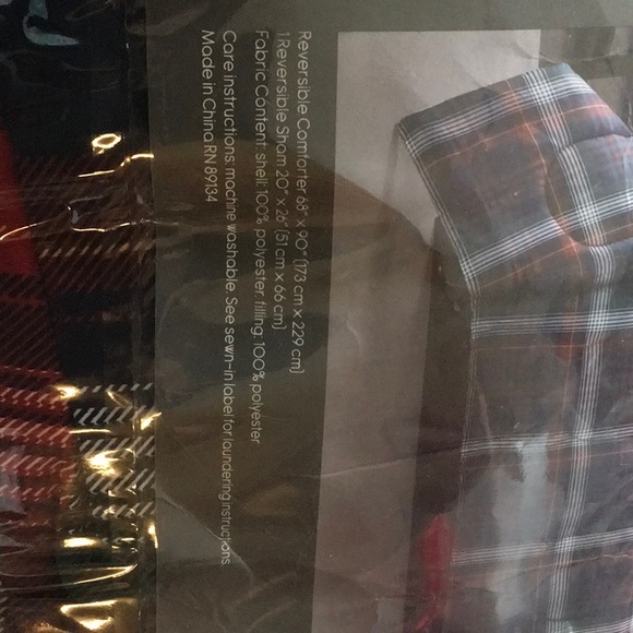 Macy’s twin reversible comforter set. - Picture 6 of 6